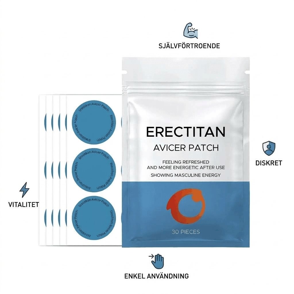 Erectitan Patches™ 30st - Håll ut längre. Känn dig starkare.